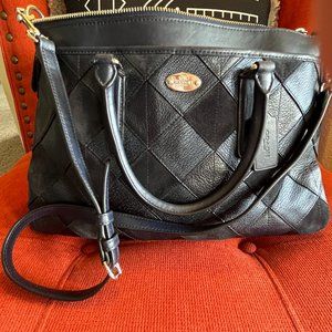 COACH Leather Crossbody Satchel